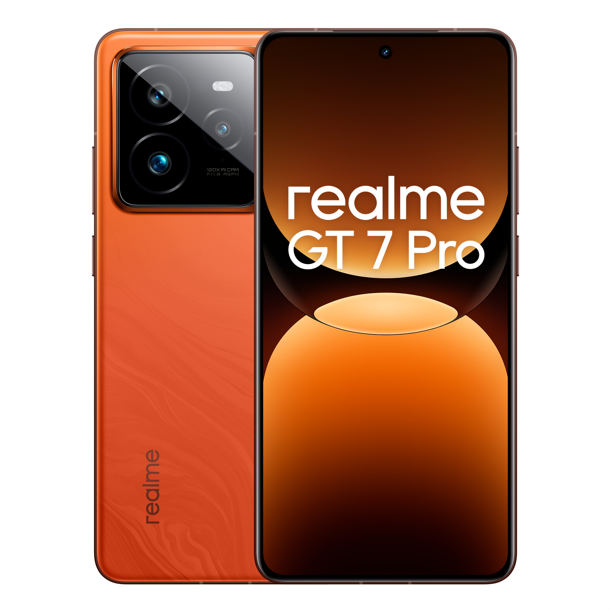 Realme Gt7 Pro Unlocked Cellphone 12gb+256gb Version, 5g Lte, Andriod 15 Smartphone, Snapdragon 8 Processor Mobile Phone, 6500mah Battery 120w Fast Charge Celulares Ai Orange