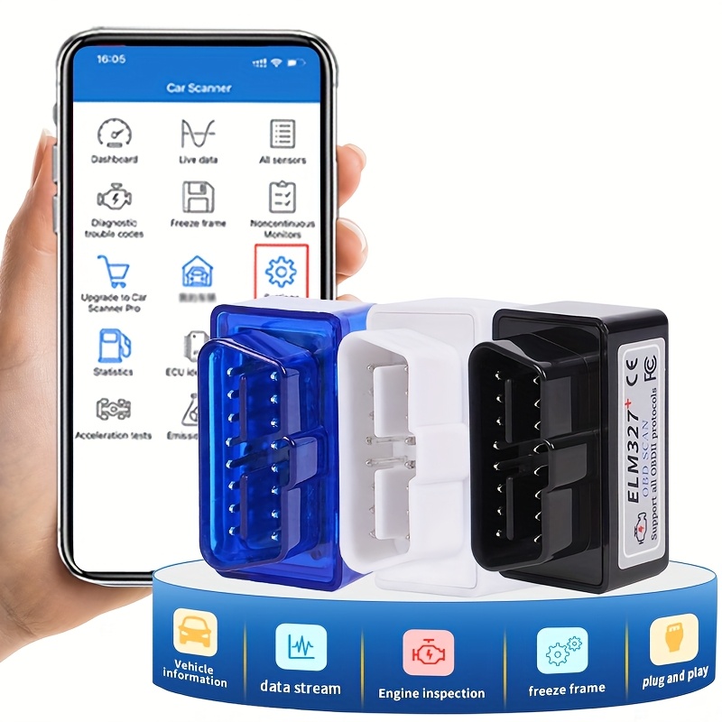 escáner diagnóstico   obd ii can para automóviles, herramienta de escaneo inalámbrica profesional y   de códigos, adaptador universal de interfaz para vehículos 1
