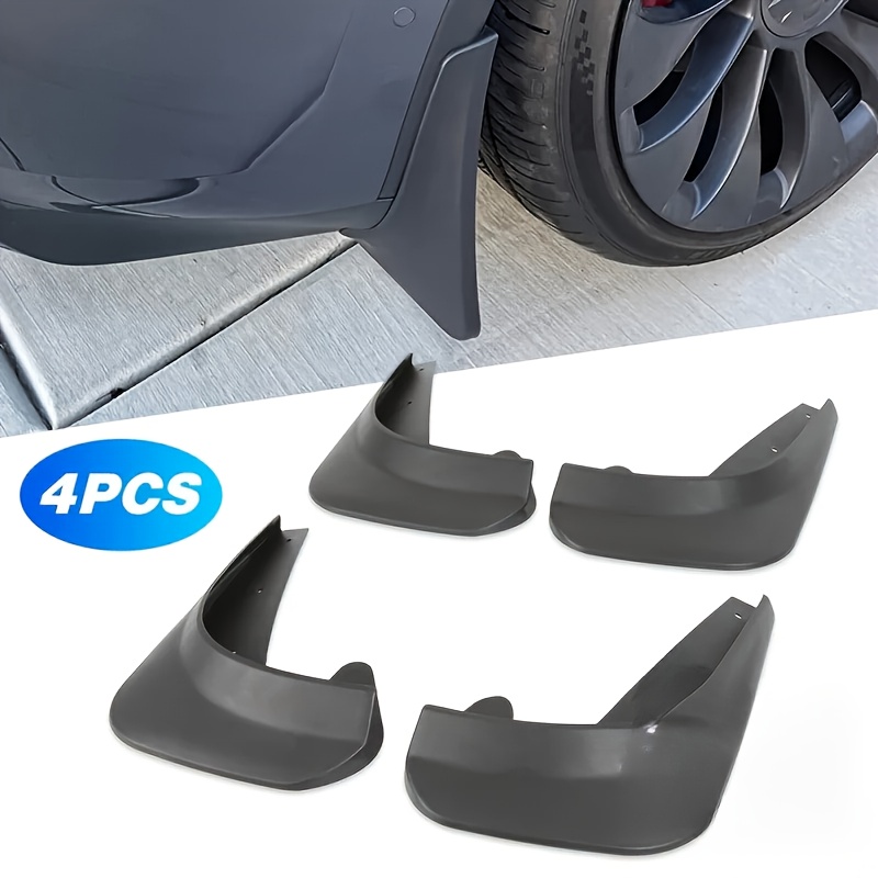 TEMU Juego universal de guardabarros delanteros y traseros para coche con revestimientos engrosados y resistentes al desgaste. Protege la superficie