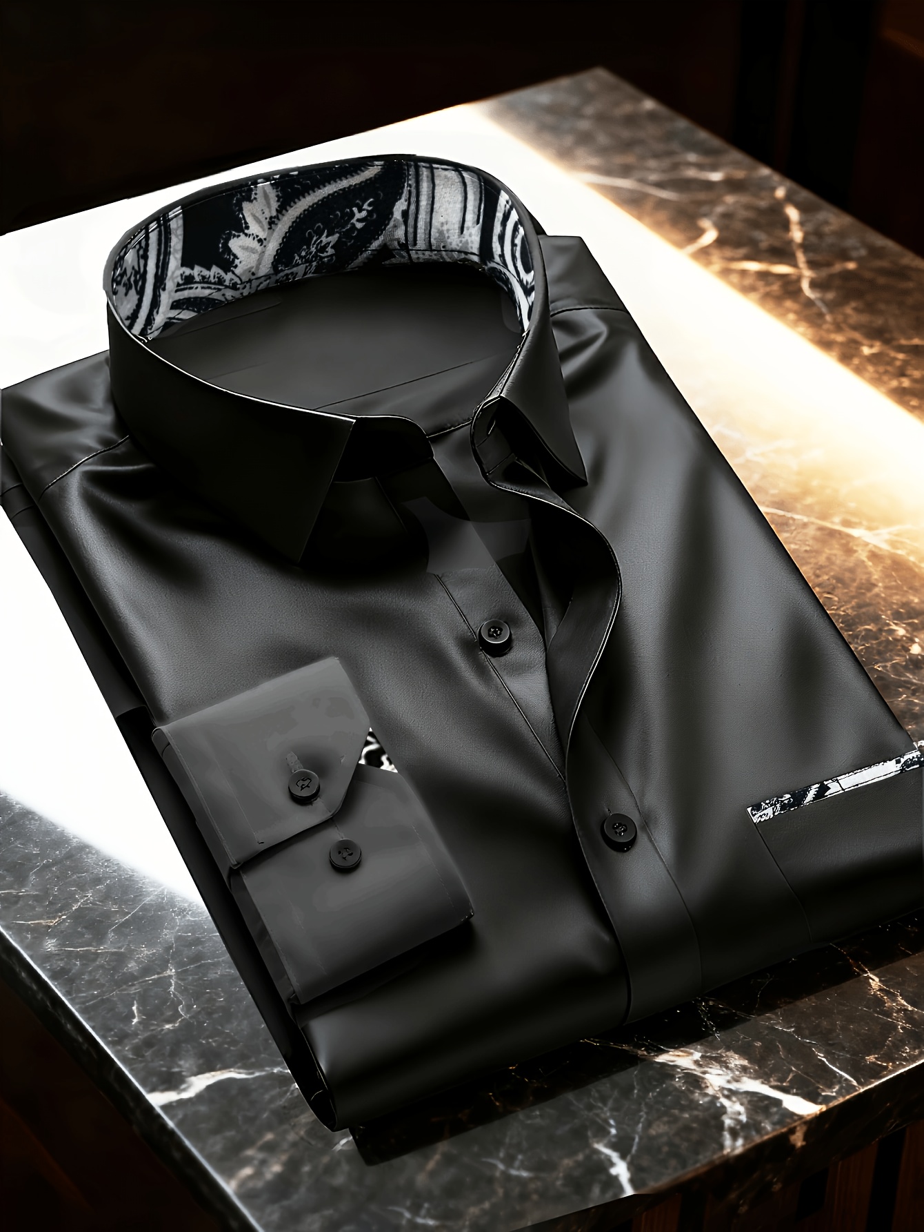 mens black dress shirt amazon Amazon.com: J.VER Men's Dress Shirts Solid Long Sleeve Stretch Wrinkle-Free Formal Shirt Business Casual Button Down Shirts Black Small : Clothing, Shoes & Jewelry