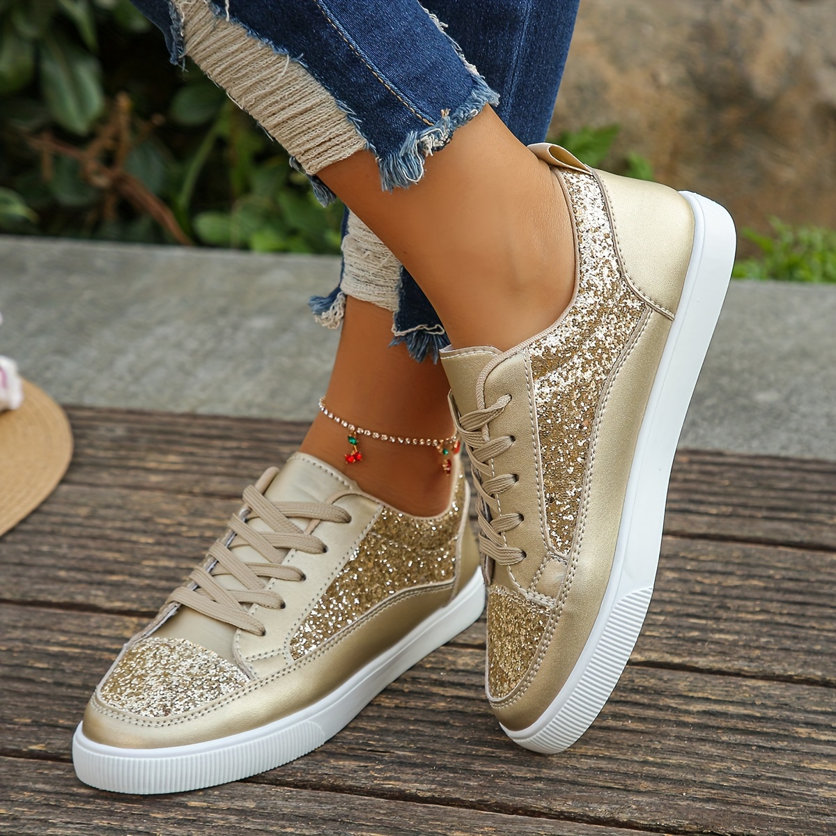 Glitter womens trainers online