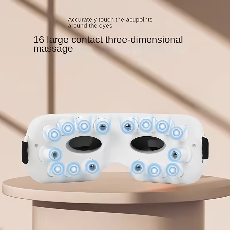 A Lightweight And Portable Eye Massager That Can Be Recharged Via USB, Ideal for Use on The Go.
