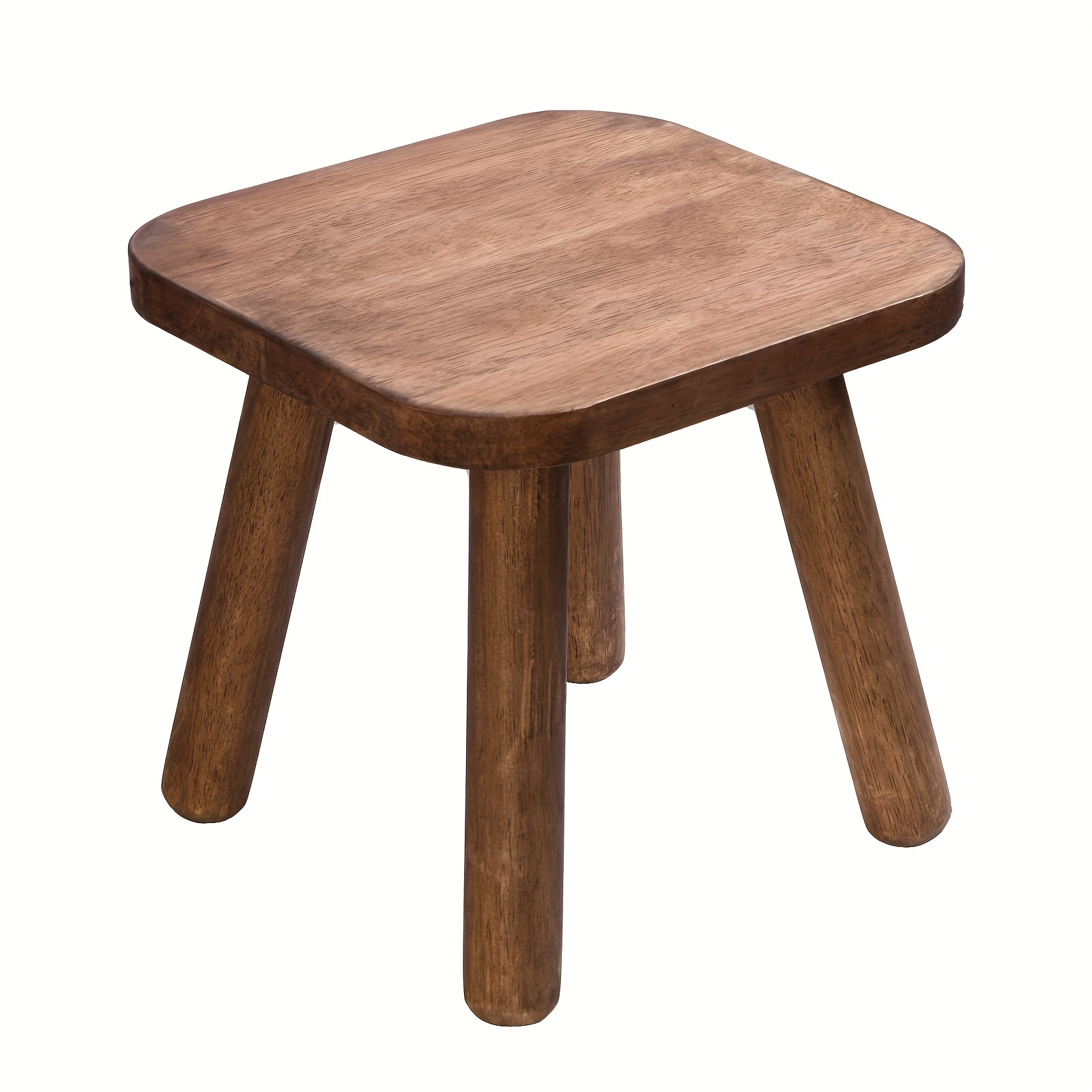 

1 Small Wooden Stool With 4 Detachable And Assembled Legs,