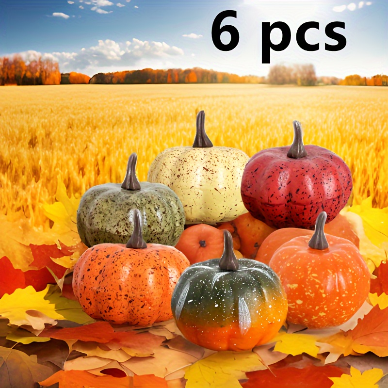 

6pcs Set Of Decorations For Fall & - For , Halloween, And Christmas - Decor, No Needed, Christmas Decor