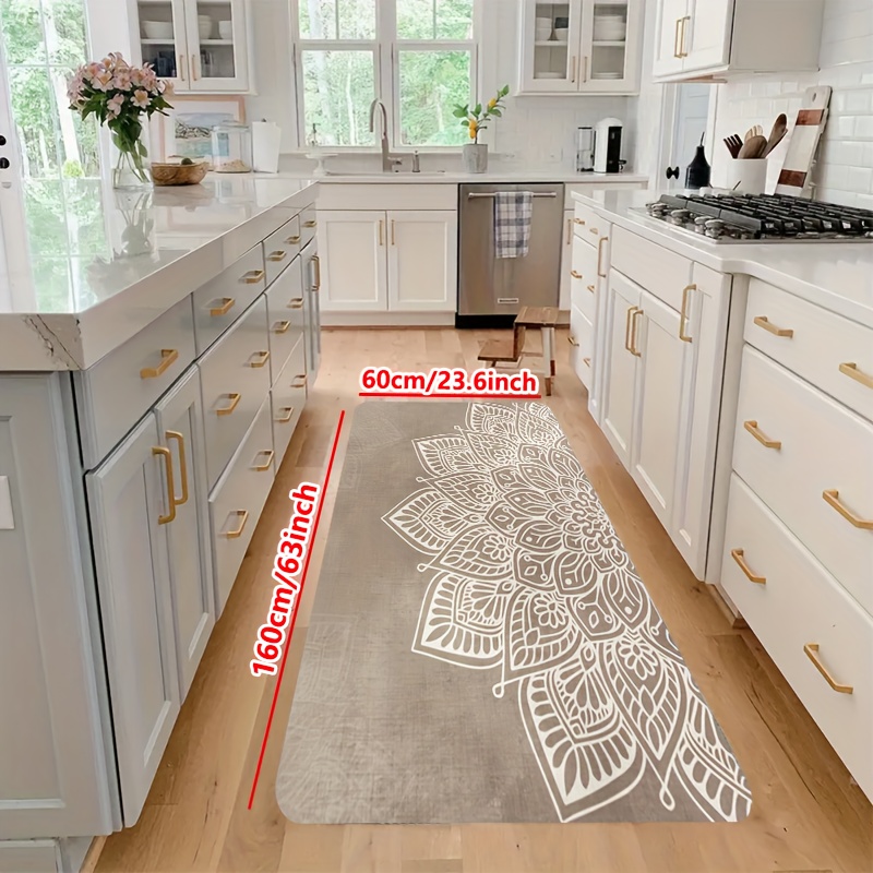 1pc Rugs Non-slip Washable, Throw Rug, Runner Rug, Floor Mat, Doormat, Living Room Laundry Bathroom Water-absorbing Mat, Area Rug, Decor