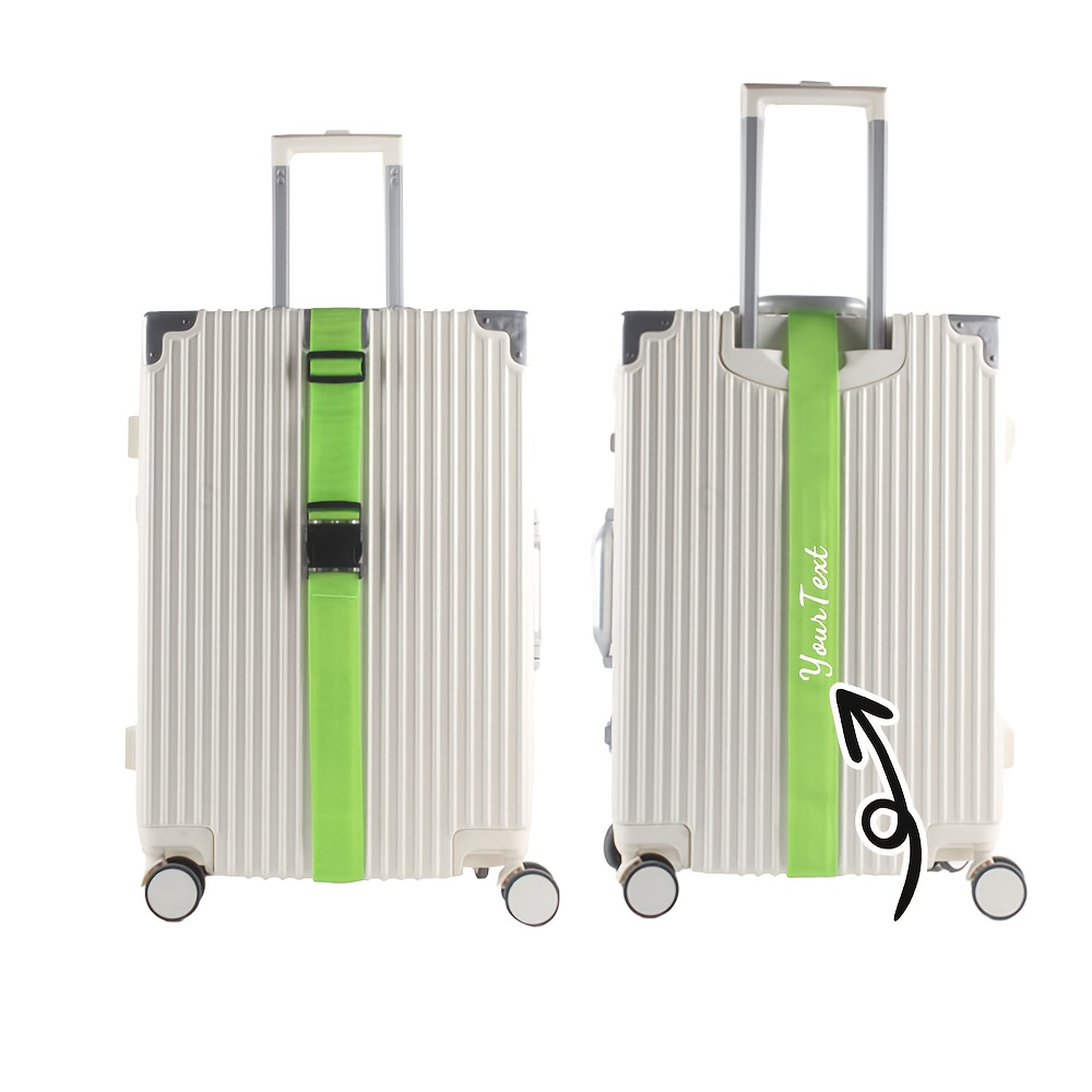 TEMU Straps, Custom Name Luggage Straps, Nylon Luggage Straps In Various Colors With Names, Luggage Identifiers, Straps To Secure Luggage , Luggage