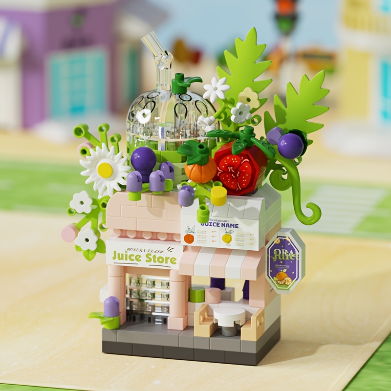 Micro Particle Building Block Street View Set