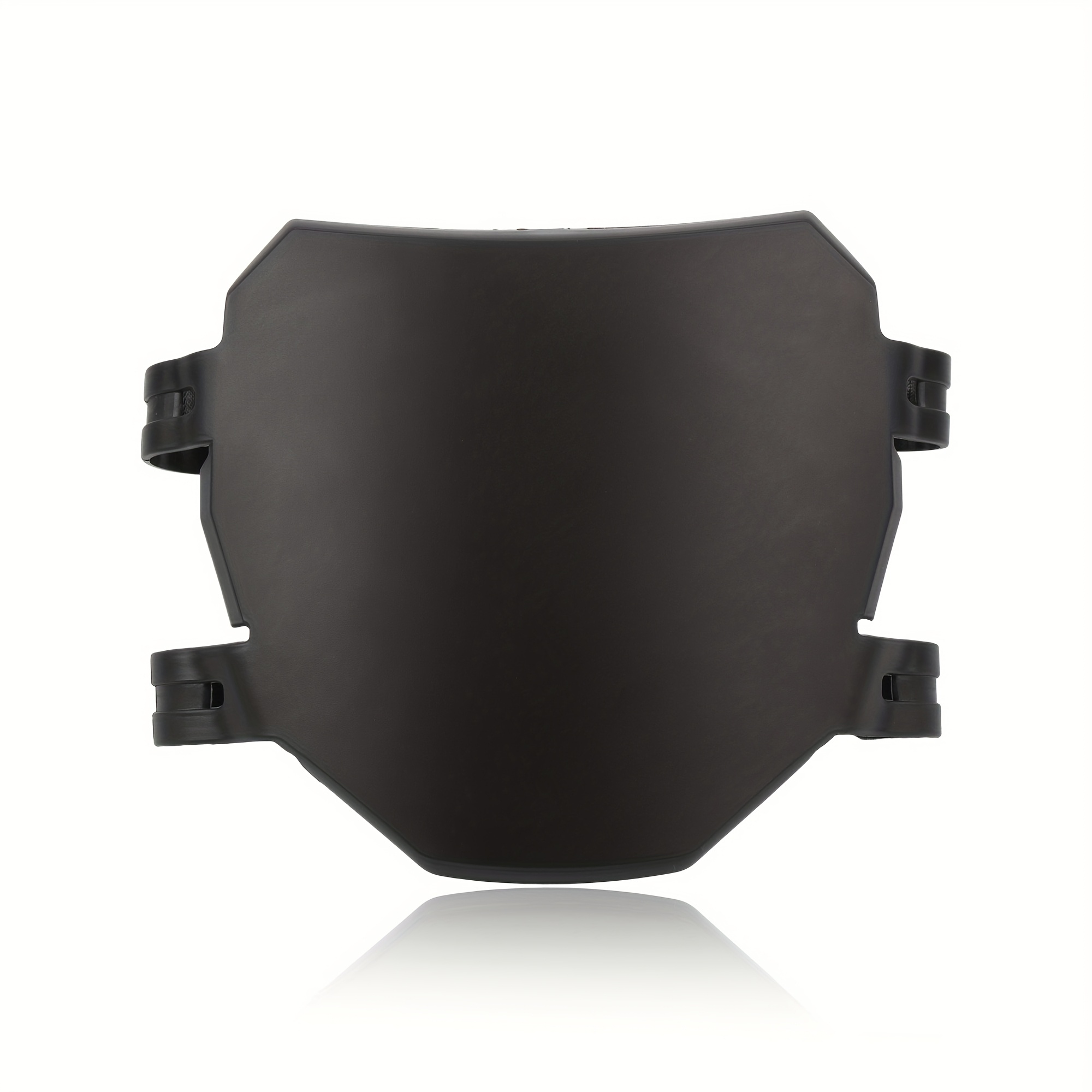 TEMU S/x Motorcycle License Plate - Heavy-duty Pp Plastic Number Plate With Mounting Brackets-like Design (no Hardware) For Bike, Dirt Bike, Scooter - Compatible With S/x Motorcross