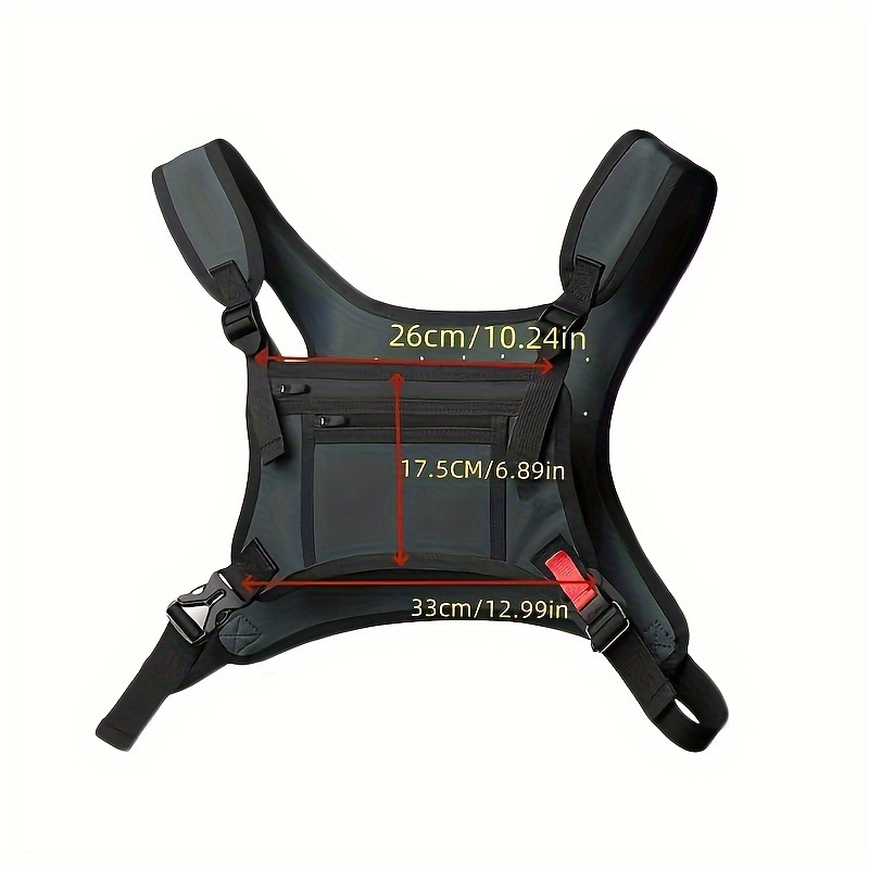A Versatile, And Durable Chest Bag Designed for Outdoor Activities Like Running, Cycling, And Mountaineering