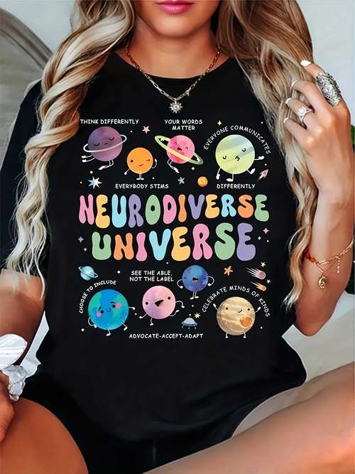 Neurodiversity Shirt SPED Teacher Shirt Neurodiverse Universe Shirt ADHD Shir