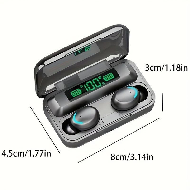 TEMU 2 Different Models Of Wireless Earbuds That Support . Sports Earbuds Are Suitable For Everyday Use And Exercise, . (product Specifications: 1