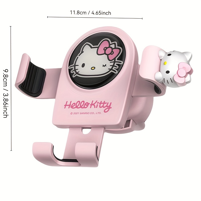 Sanrio for hello kitty Mobile Phone Car Bracket, Car Exhaust Navigation Bracket, Suction Cup Car Bracket