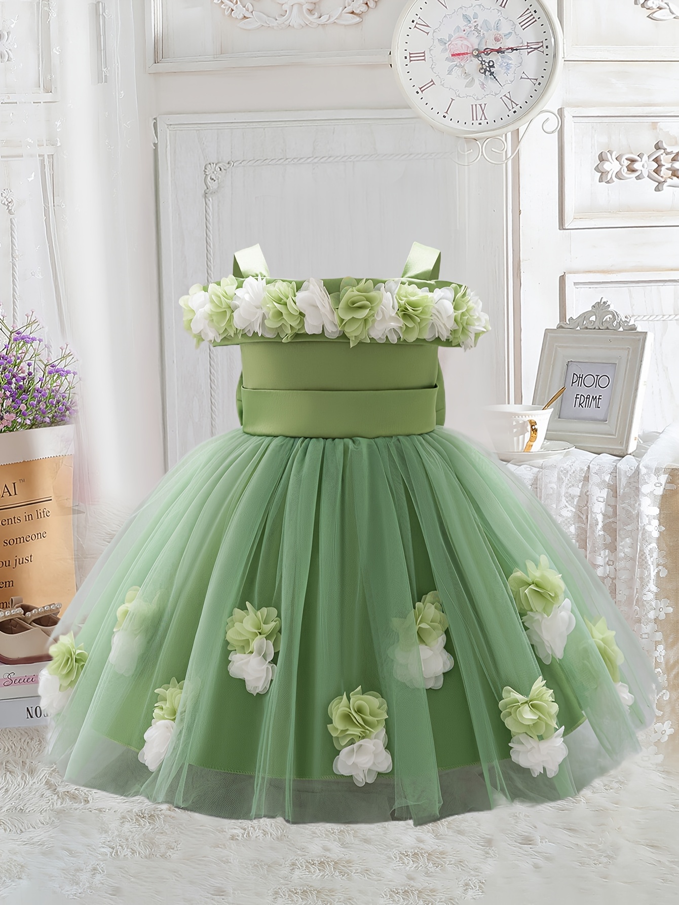 Robe Tutu Jupe Robe Tutu Princesse Manches Filles élégantes