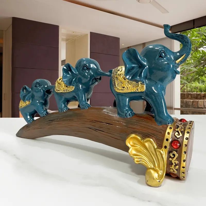 1pc Decoración De Elefante De La Suerte, Ornamentos De Elefante Creativos  Para La Familia, Decoración De Elefante Moderna, Simple Y Linda, Sala De Est