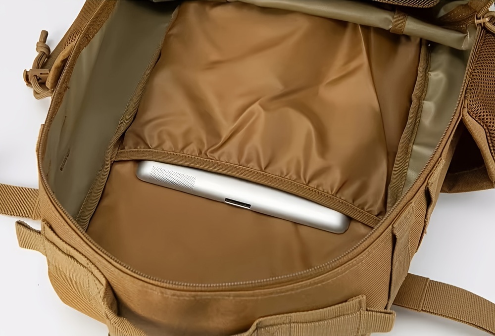 Large Capacity Outdoor Sports Backpack for Men - Durable Oxford Fabric, Adjustable Strap, Zipper Closure, Multiple Compartments with Mesh Pockets, Ideal for Hiking, Travel, and Everyday Use, Travel Gear | Adjustable Strap Backpack | Zippered Backpack