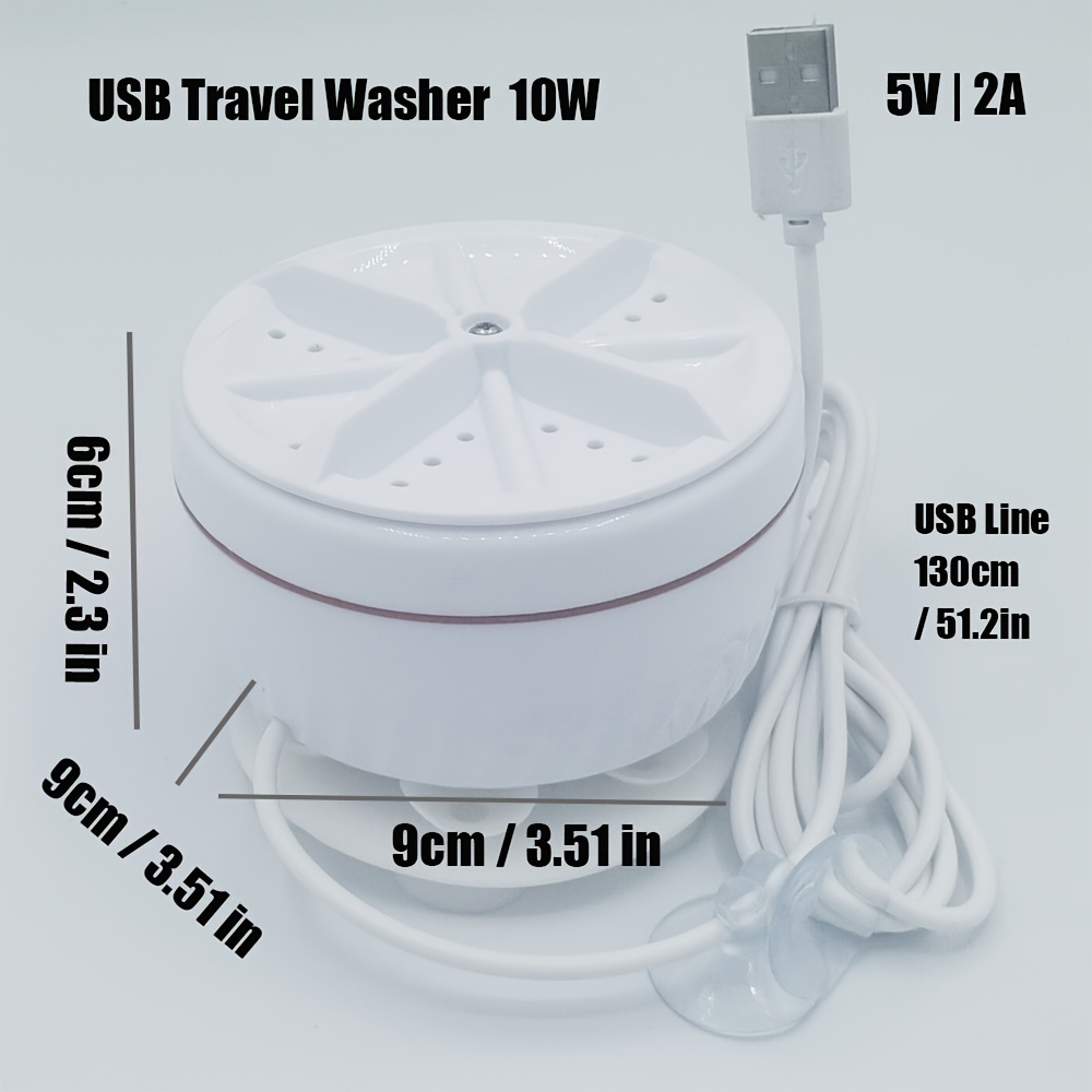 compact folding washing machine for socks underwear battery free durable plastic details 1