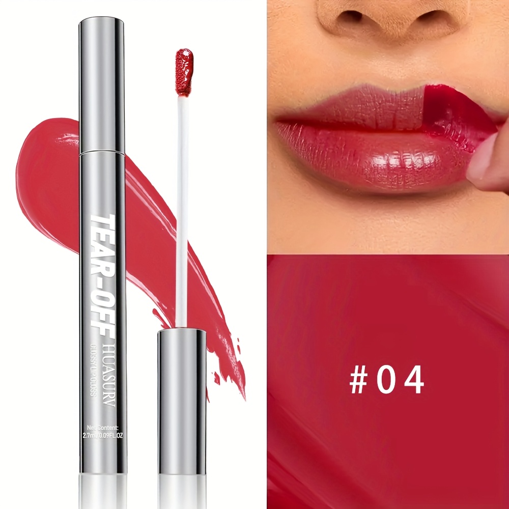 HUASURV Lip Glaze for Highly Pigmented & Moisturizing Finish