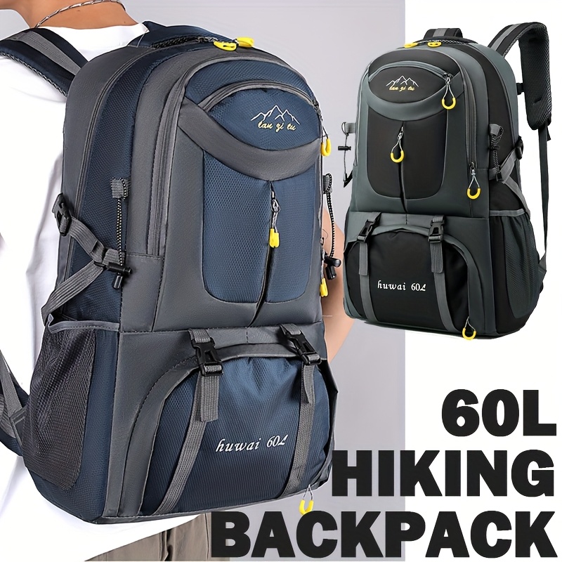 

1pc 60l Multi- Hiking Backpack, Large-capacity Men's Outdoor Hiking Backpack