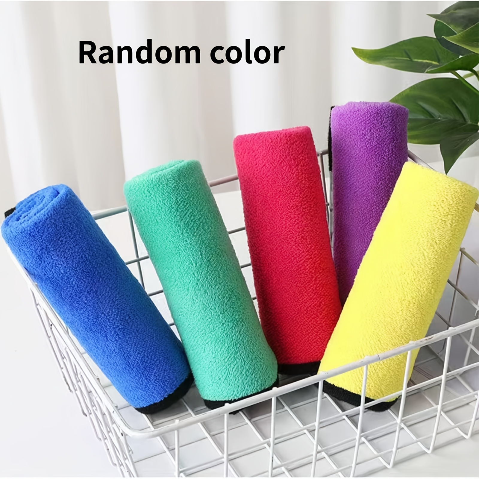 TEMU 5pcs Microfiber Towels For Cars, Car Wash Towels, Car Drying Towel, Drying Towel For Car Detailing, Micro Fiber Towels, Detailing Towels, Ultra
