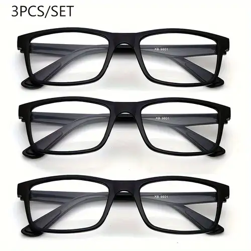Half Frame Clear Lens Fashion Glasses Key Hole Non Prescription Frame - Foto 9