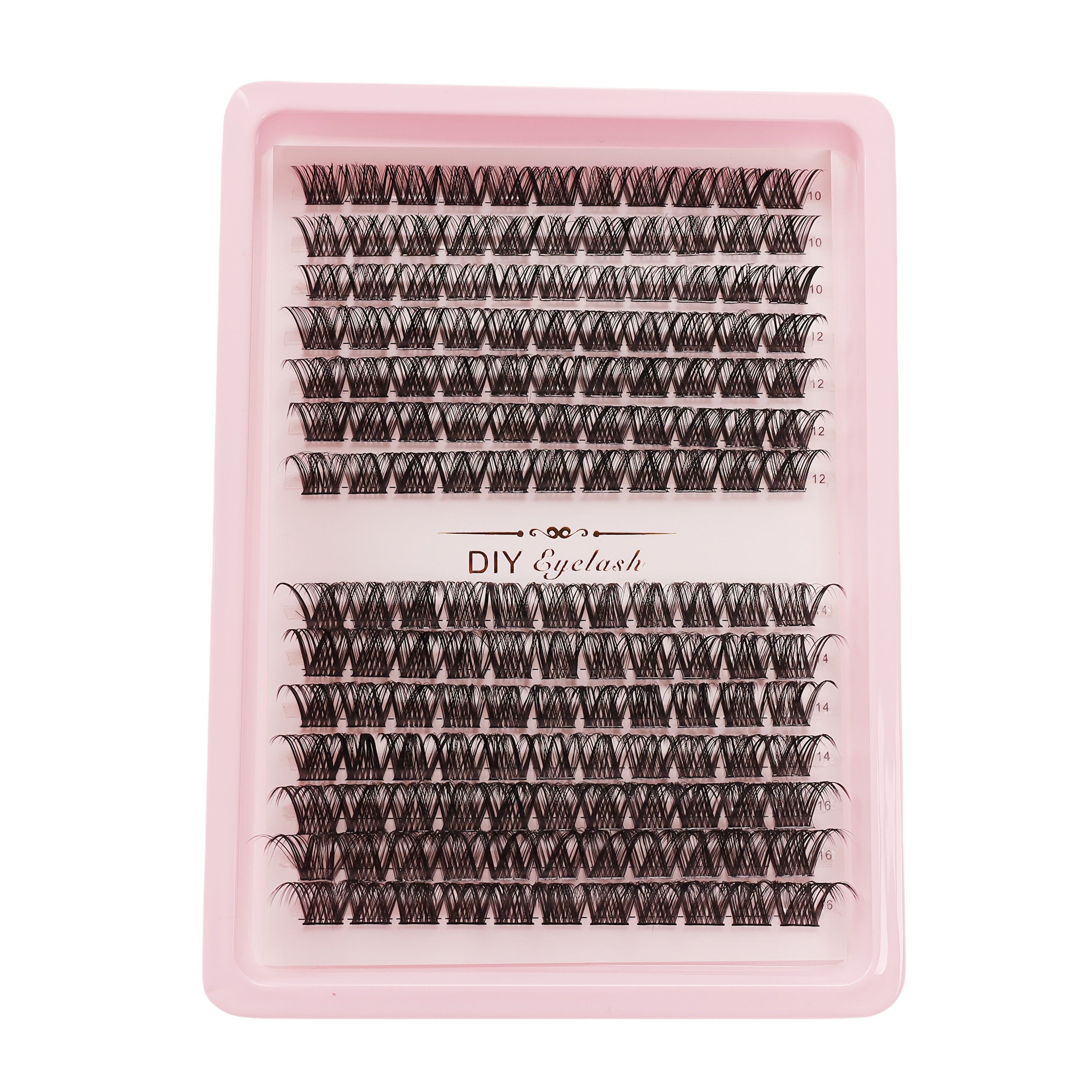 154 Cluster Shaped False Eyelash Cluster Set 10-16mm Mixed False Eyelashes At Home False Eyelash Set Cat Eye Slim And Soft Eyelash Cluster Set Personal Eyelash Cluster Set