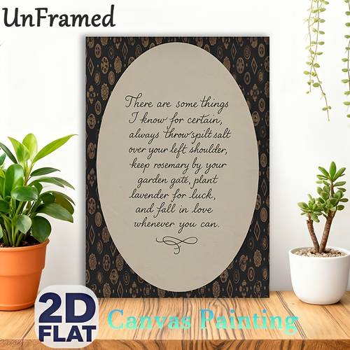 2d flat 1pc modern y quote wall art poster themed suitable for minimalist text print unframed canvas poster suitable for bedroom decor use spring decoration neutral for spaces 2d flat