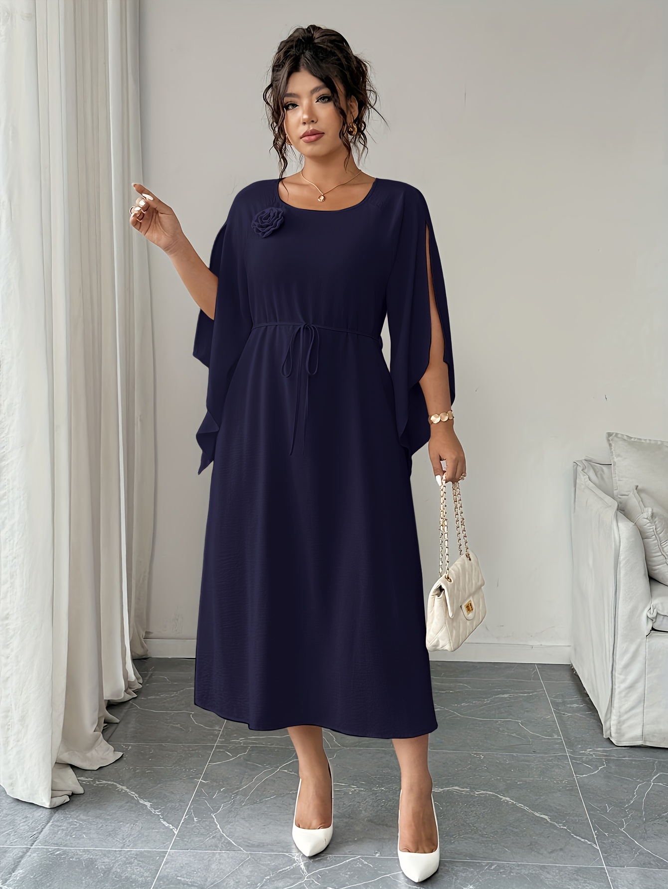 plus size fitted club dresses La Femme 29521 - Short Jersey Sheath Dress