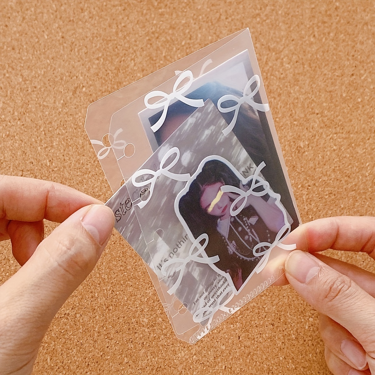 5pcs transparent plastic binder pockets 5 hole 5 size - Temu
