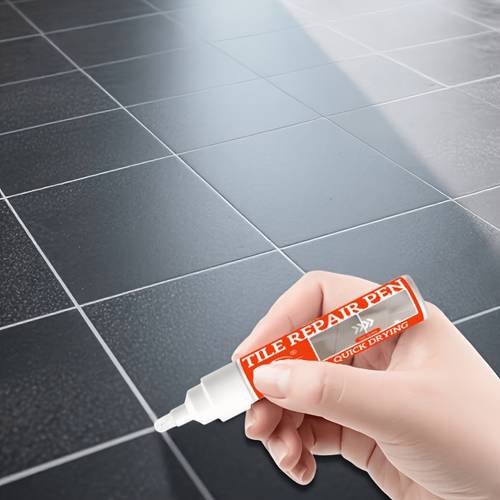 weißer fugenstift, wandfugenstift, nicht marker, einfach anzuwendendes weißes farbmittel, für fliesenboden- badezimmerfugenreparatur