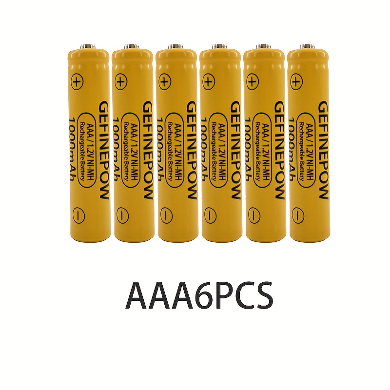 E-shop AA-AAA 1.2V NI-MH Batterie Kombi-Set, verwendbar für kabellose Telefone, Spielzeug, elektronische Waagen, Computer, Fernbedienungen,