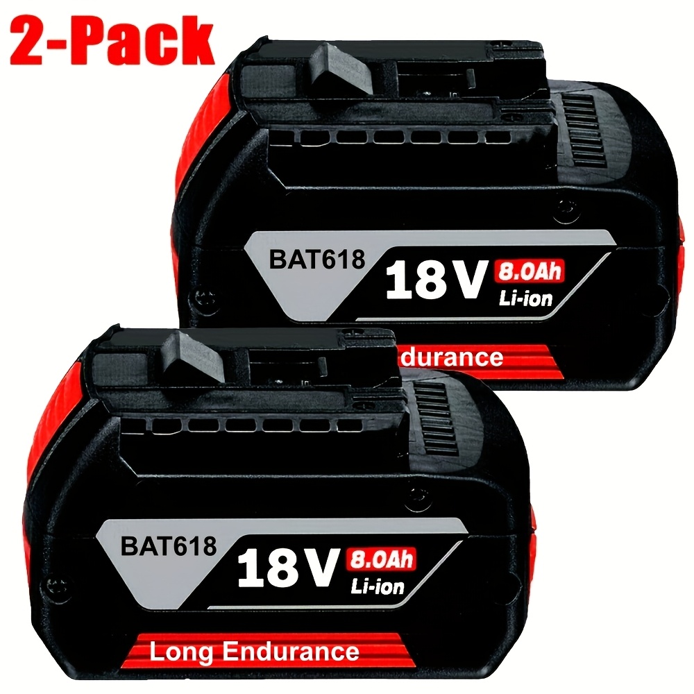 4 ali 2 kosa 8.0Ah BAT618 baterije, za BAT609G BAT618 BAT618G BAT619 BAT619G BAT622 BAT620-2PK SKC181-202L, 17618, 17618-01, 24618-01, 25618,