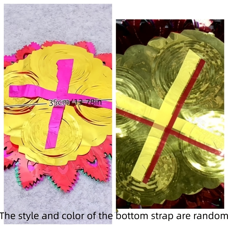 TEMU 1pc Of Christmas Floral Decoration, Christmas Tree Decoration Metal Twisted Foil Floral Decoration, Birthday, Teachers&; Day, Thanksgiving Day
