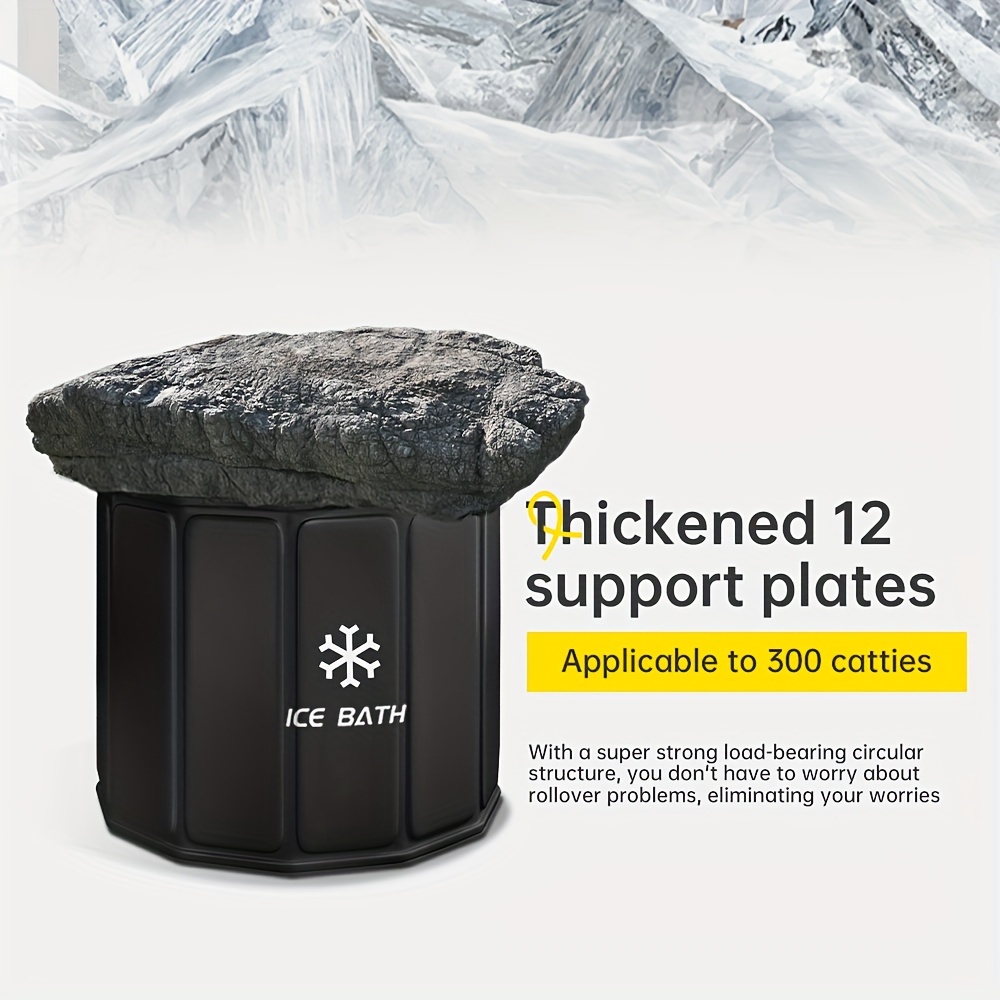 Portable Hot Tub Ice Bath Bucket for Post-Workout Use