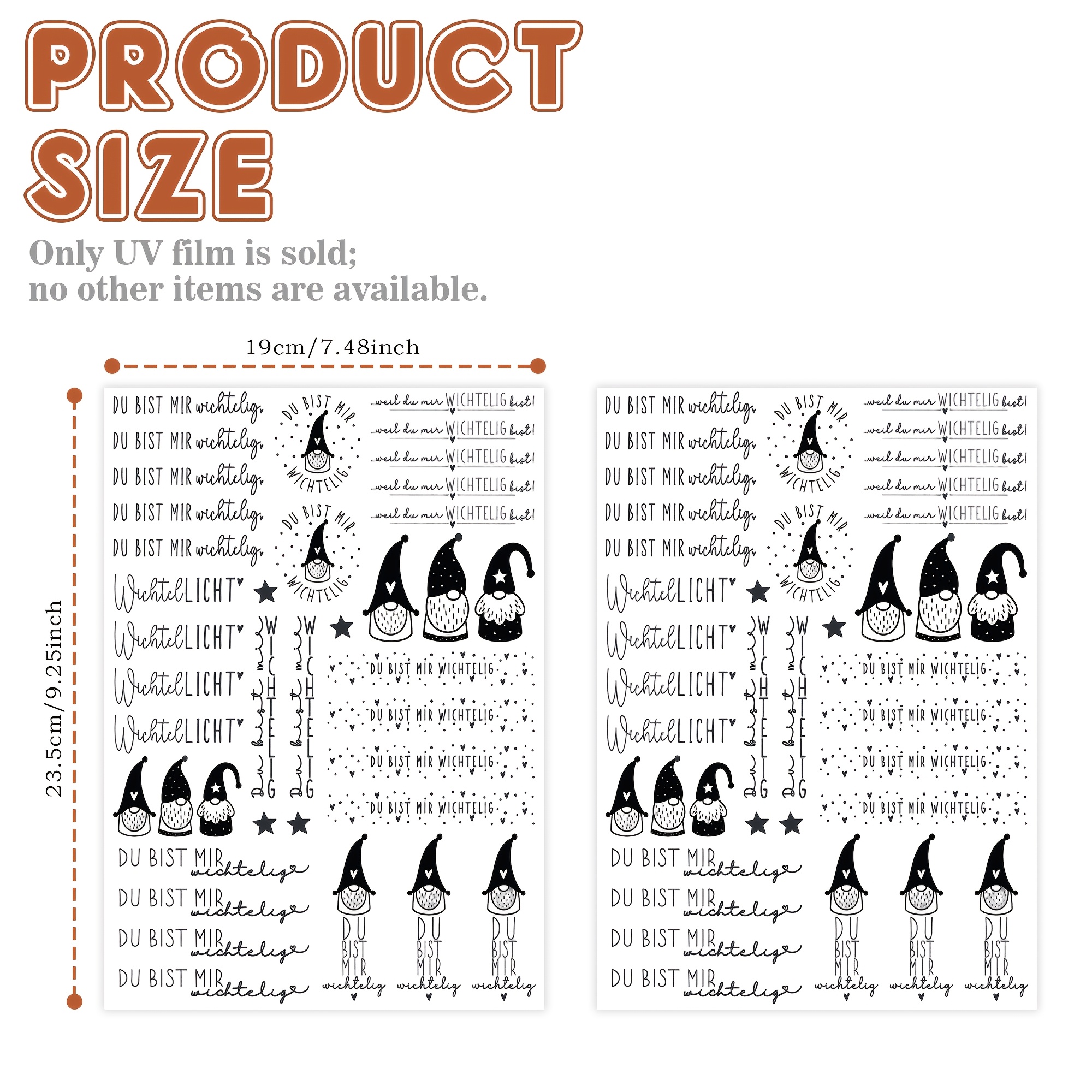 Image of 2pcs You Are Very Important To Me Uv Dtf Sticker Set Peelable Transfer Sticker Decal Set Coaster Set Suitable For Diy Crafts Stickers Glass And Ceramic Crafts Gifts Party Decorations And Birthday Uses
