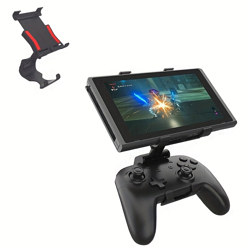 

Adjustable Clip For Nintendo For Switch Controller - Abs Holder Compatible With Ns & Pro Models, , Console