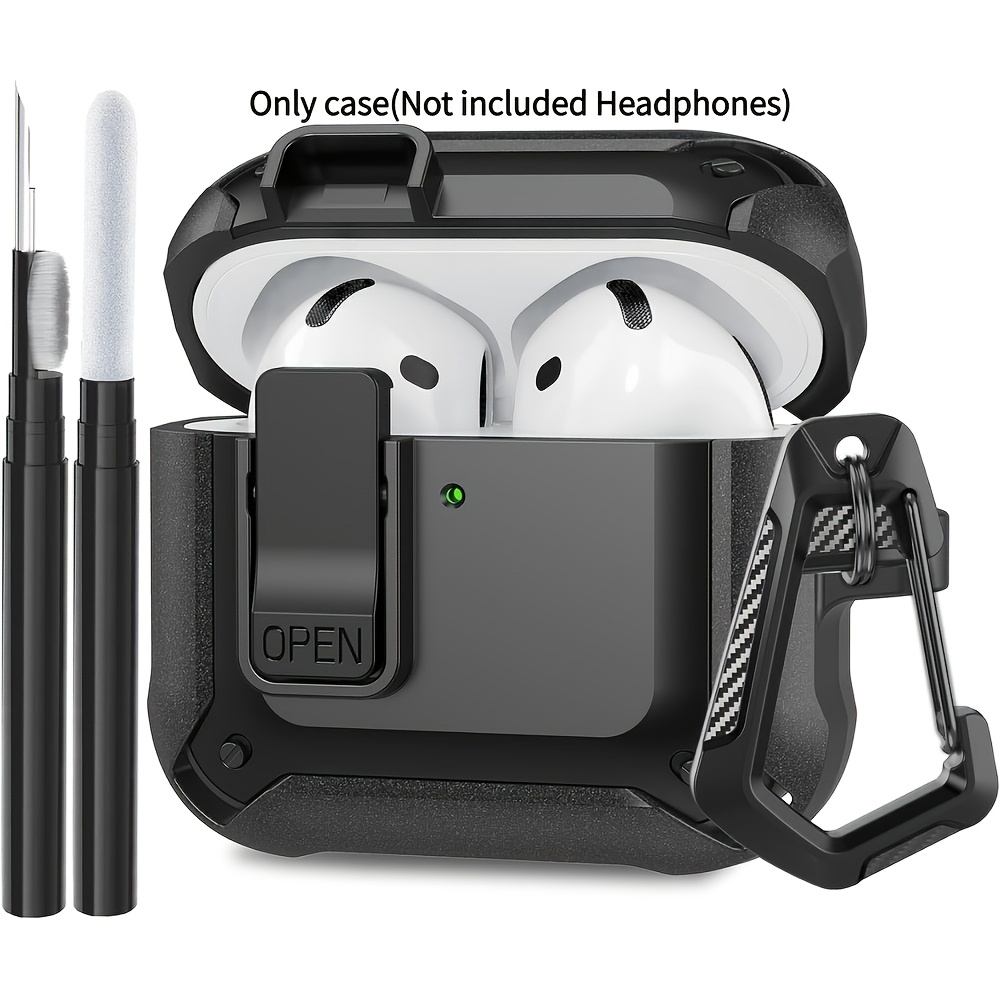 TEMU Kekoa Compatible With For Airpods 5 And 4 Case Cover, Hard Tpu Protective Cover For Airpod 5 And 4 With Cleaner Pen And Keychain