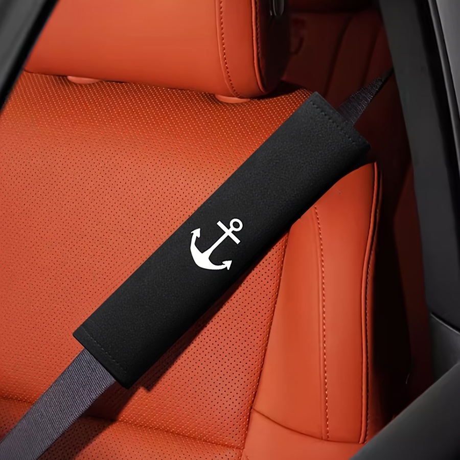 1pc Marine Ship Anchor Safety Belt Shoulder Guard Cover - Embroidered , Ideal Holiday Party Gift For Sailors And Beach Enthusiasts, Car Interior Accessory, New Arrival 2026