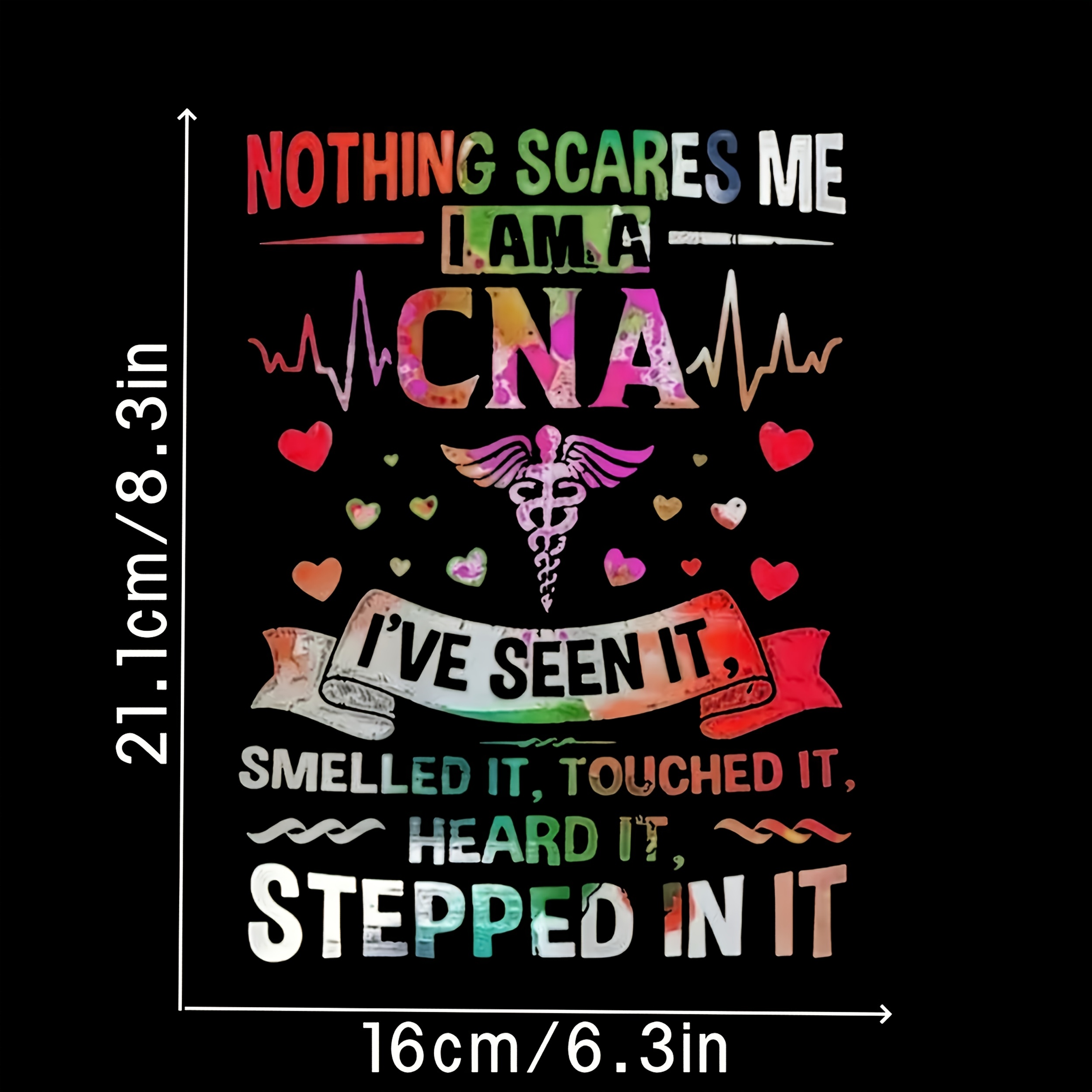 TEMU 4pcs Durable Washable Heat Transfer Prints With Mixed Colors In Cna Theme, Vinyl Prints, Heat Transfer Stickers, Suitable For Ironing On