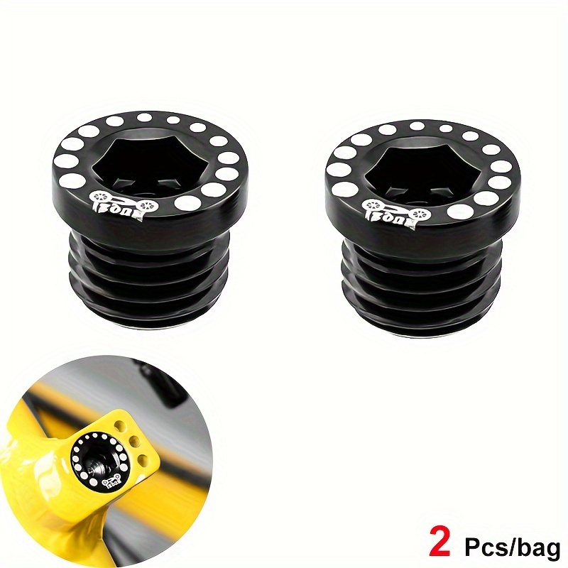 E-shop 2 Stück Bremskolben Schraubendreher Vorderradgabel Bremsbasis Stecker für Mountainbikes und Faltbikes Teile