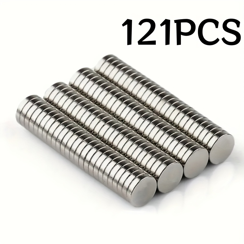121/247/364 Round Magnets 5x1mm, Magnetic Stickers Fasteners, For Refrigerator, Office Round Thin Magnets.