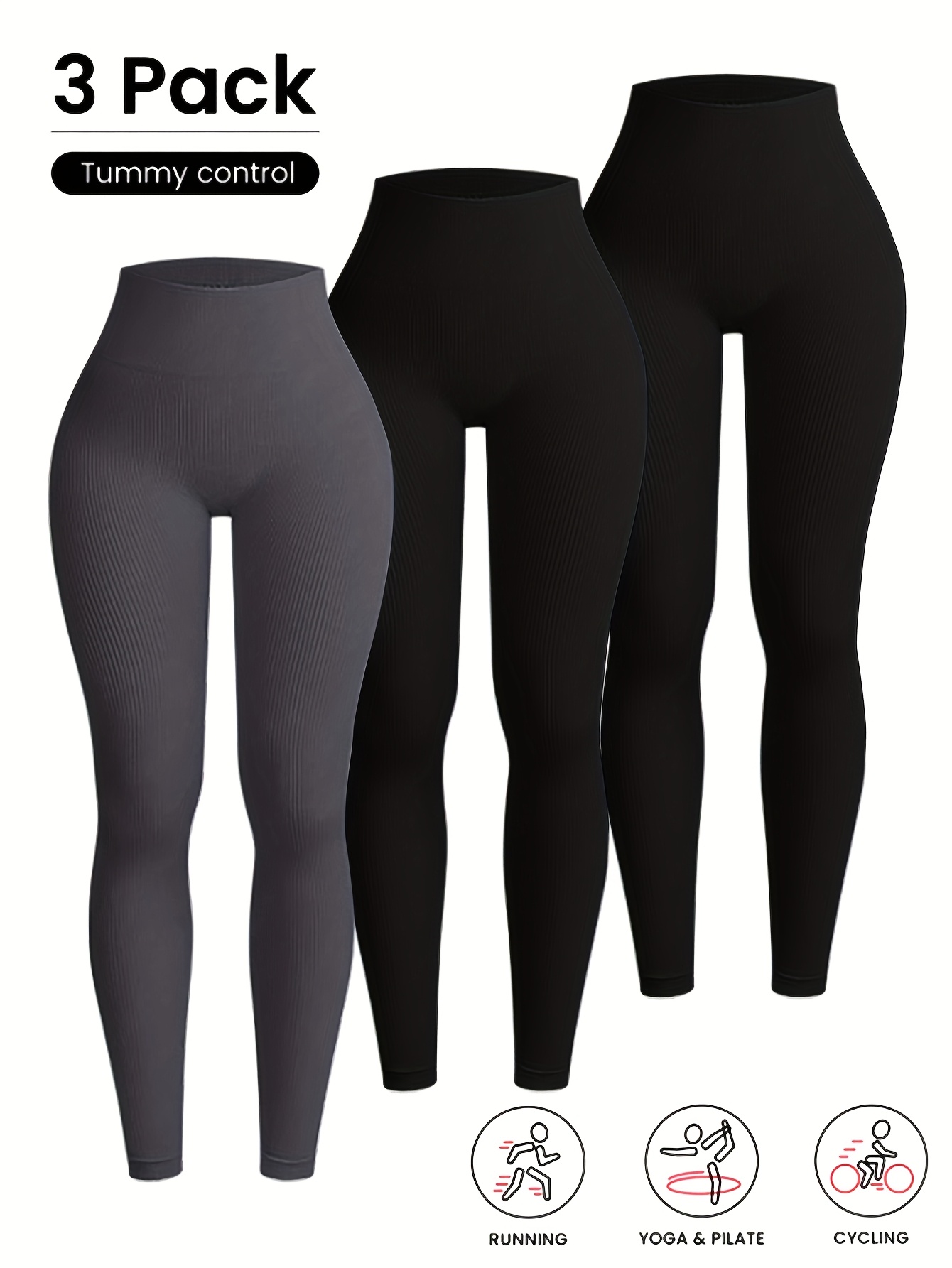 Weardear Leggings Maternité Femme Thermique Taille Haute Extensible - Doux Yoga Sport, S-XXL