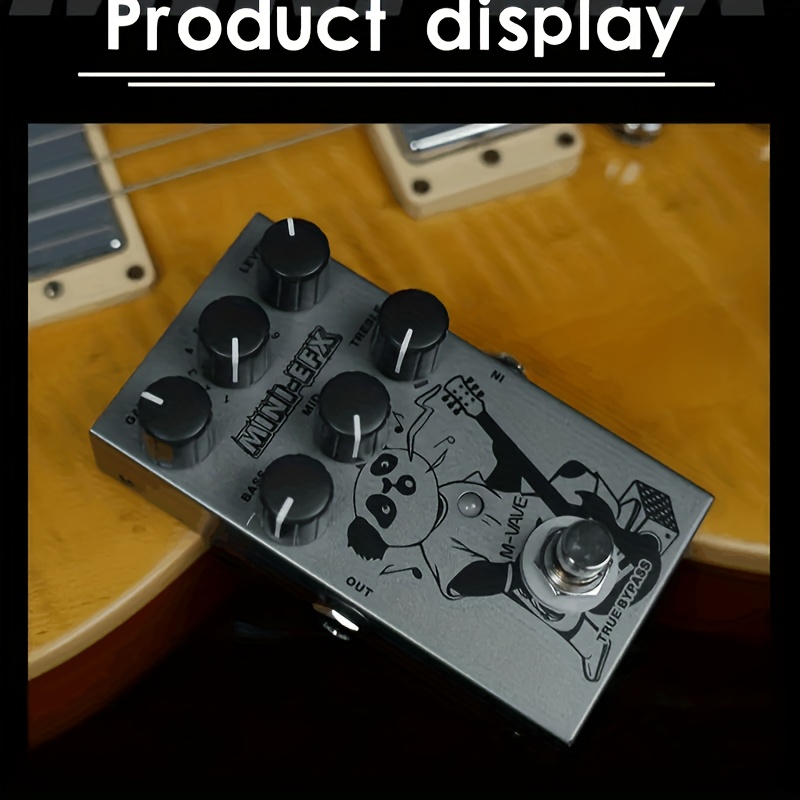 9 in 1 digital effects processor mini efx guitar pedal usb 4 - Temu