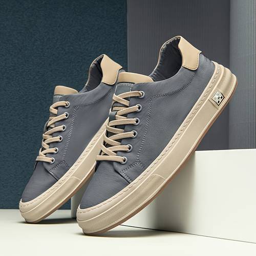 mens shoes light luxury casual versatile board shoes for mens trendy low top soft sole comfortable cloth shoes thin breathable light sports casual shoes