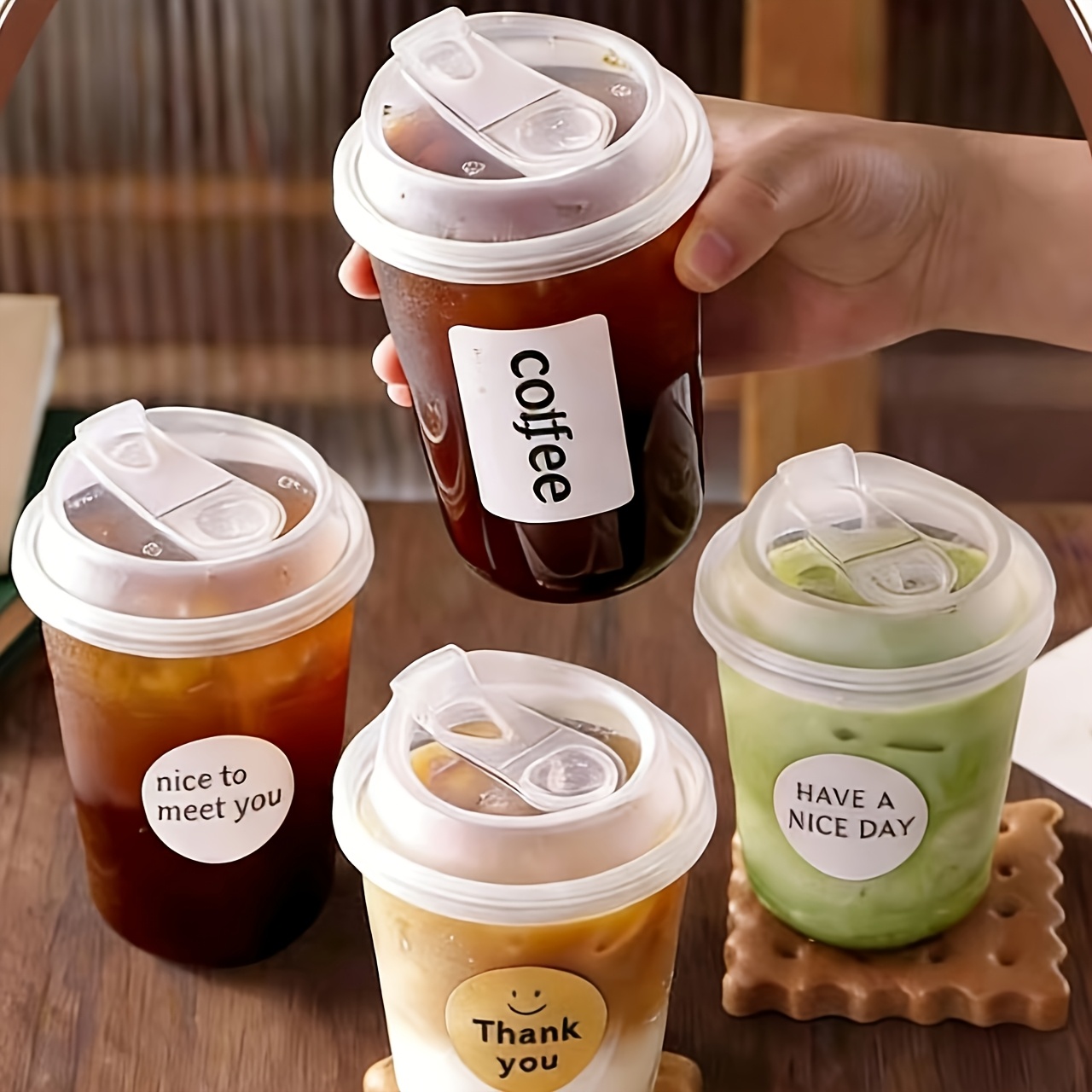 24 oz double wall solid clear orbit acrylic tumblers 24oz Glitter Globe Acrylic Tumbler main image 0