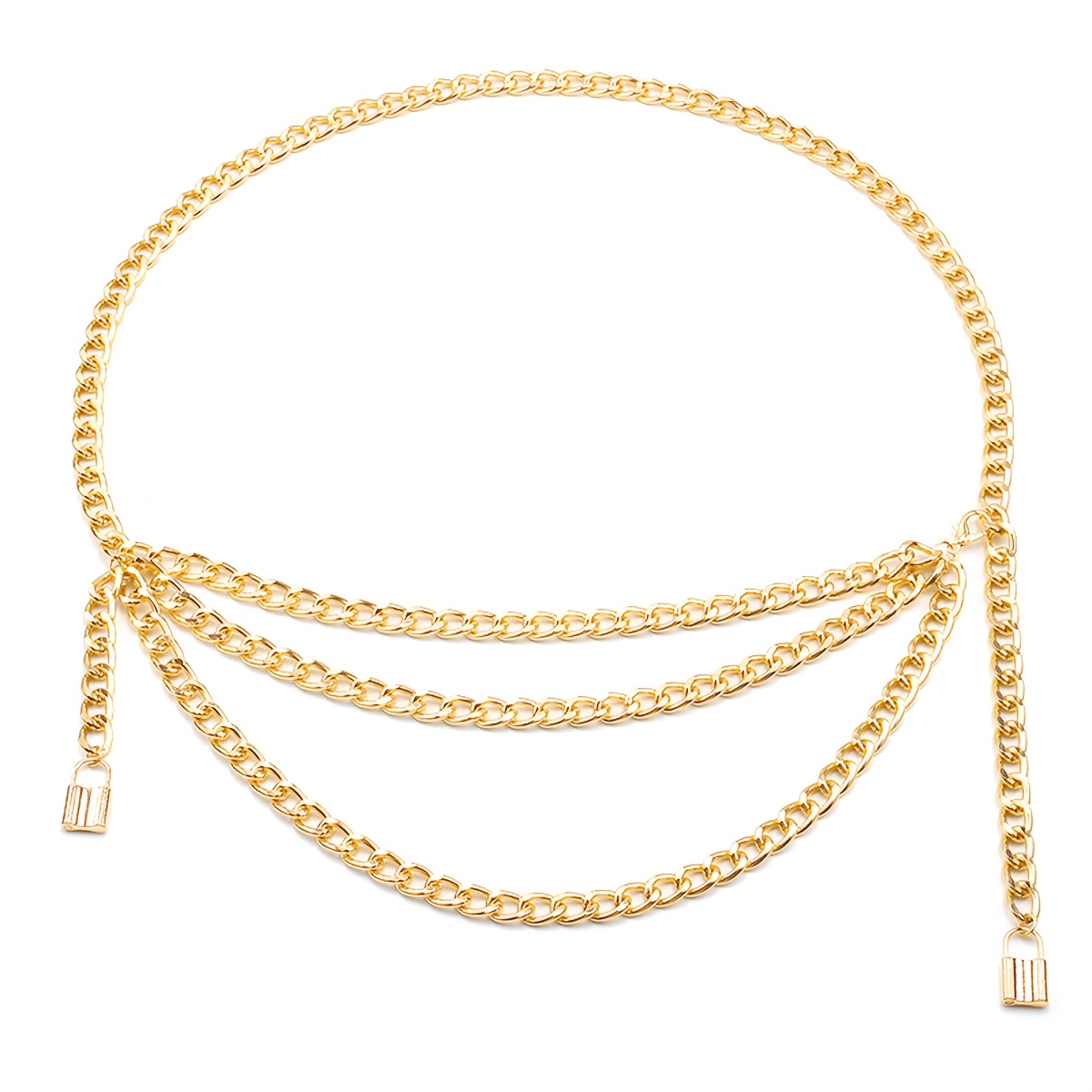Women's Shimmering Multi-Layer Adjustable Tassel Decorative Belt