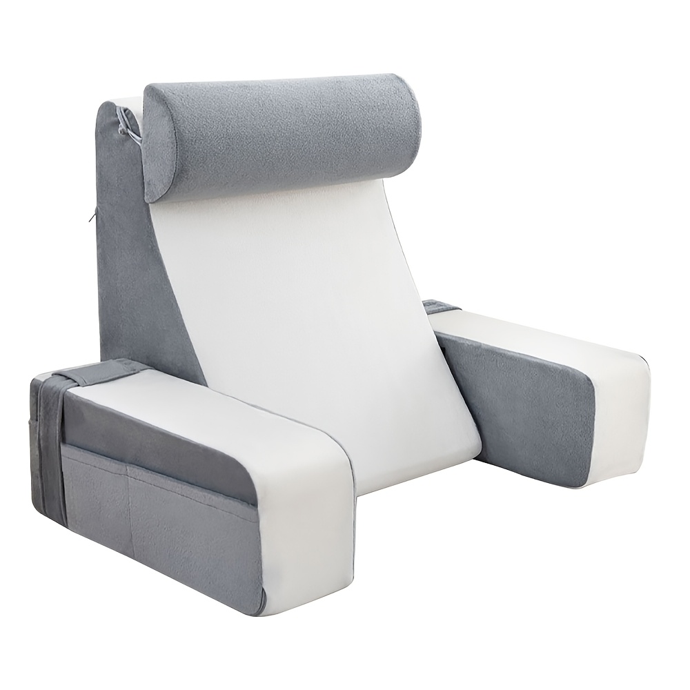 TEMU Cuscino da multifunzionale, design indipendente con rivestimento, schiuma ad densit�, con poggiatesta regolabile, pi羅 confortevole, con tasche