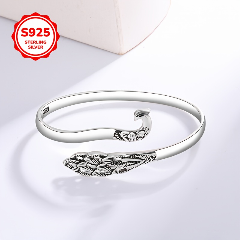 925 Silver Peacock Bracelet