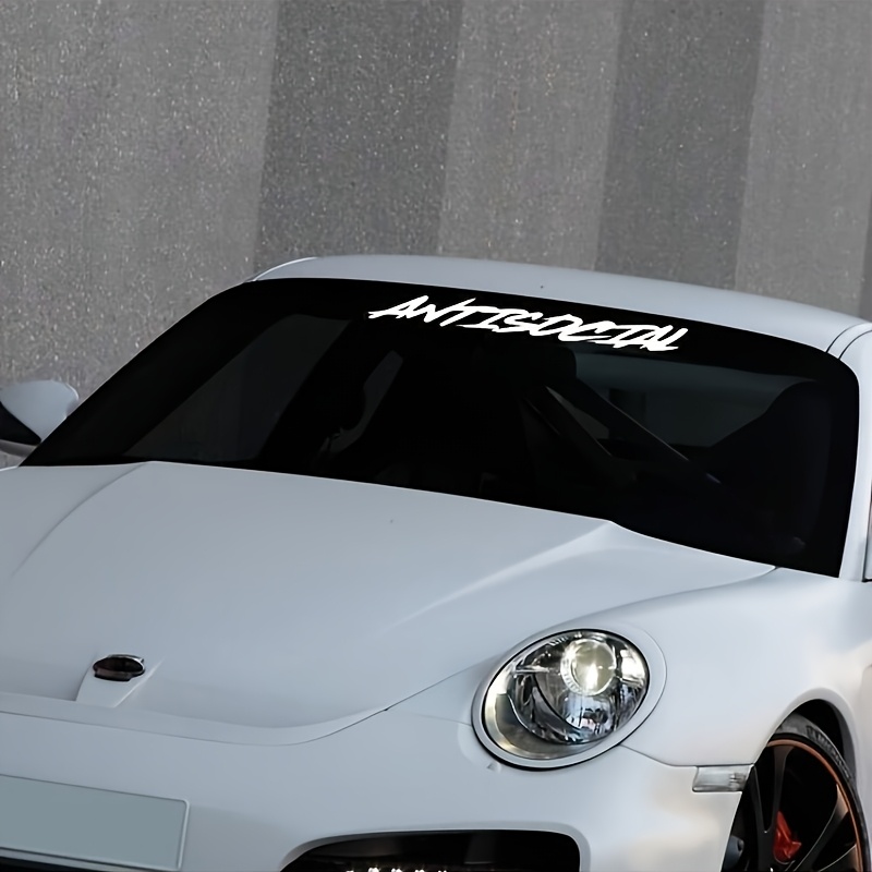 Creative Car Windshield Stickers, Vinyl Decorative Side Window Decals For Cars And Motorcycles