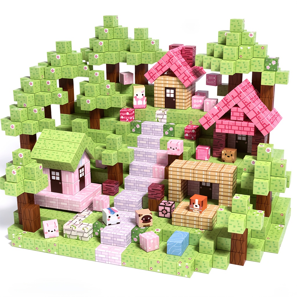 160pcs Magnetic Building Blocks Toy, Creative Assembly Set