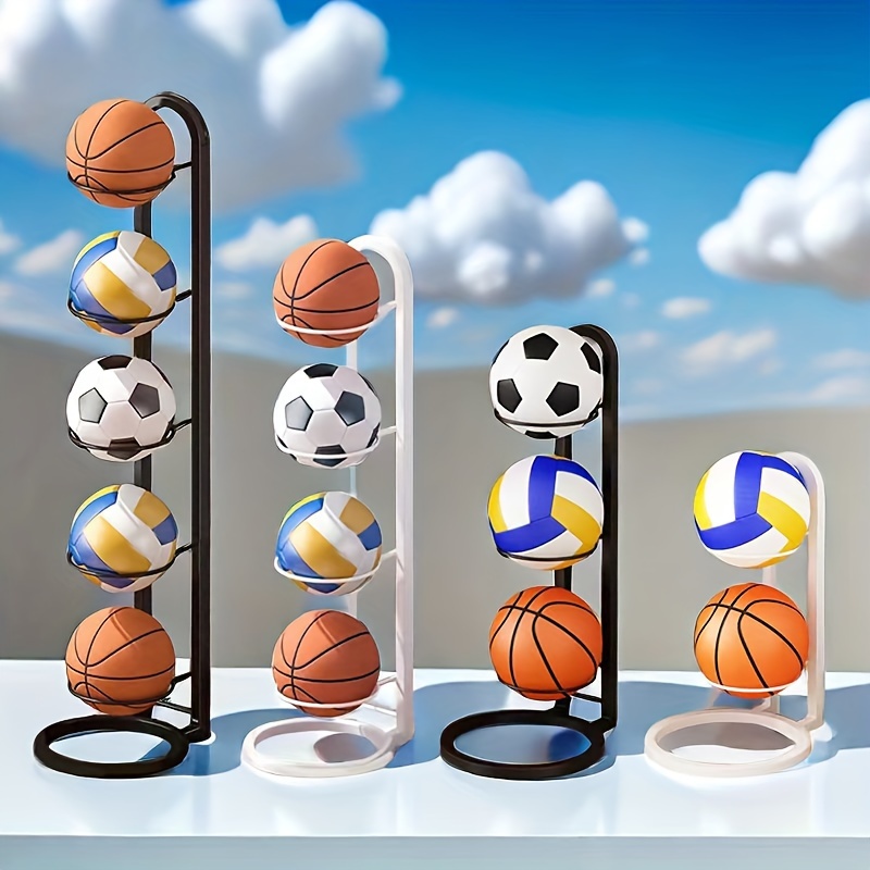 

Basketball Storage Rack - Gift, , New Indoor Basketball Football Storage Rack